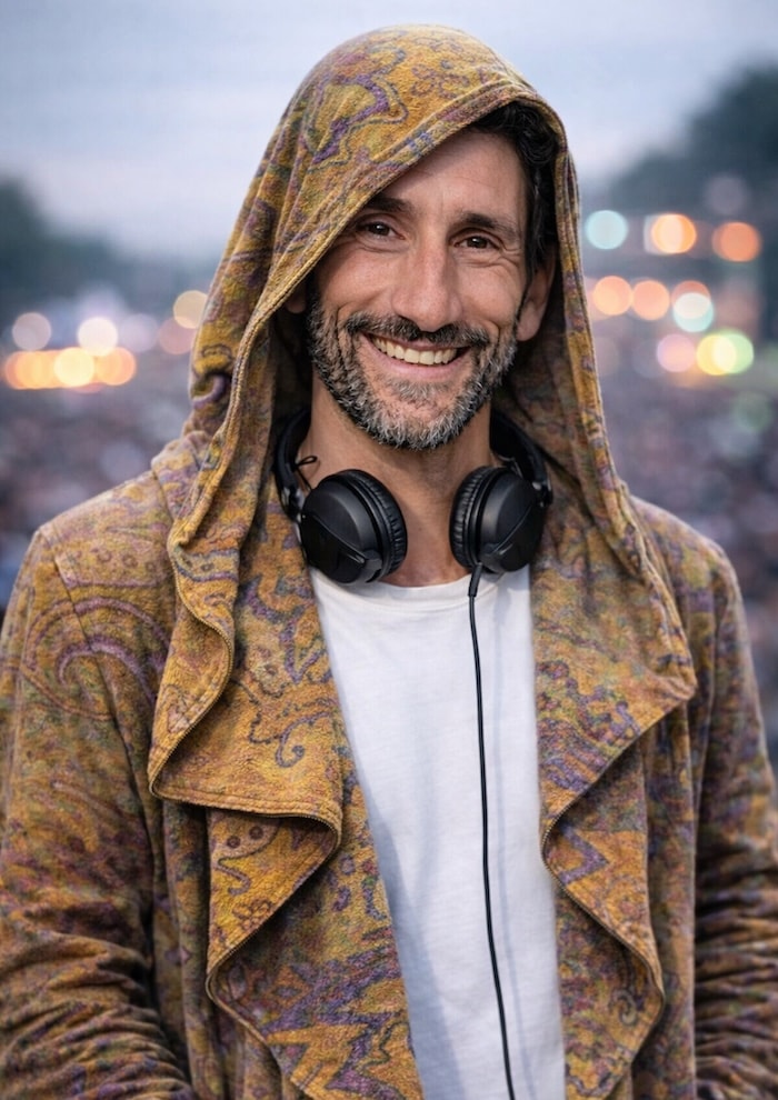 Portrait d'Eotim, formateur Ecstatic Dance, DJ Ecstatic Dance, DJ holistique et conscious DJ